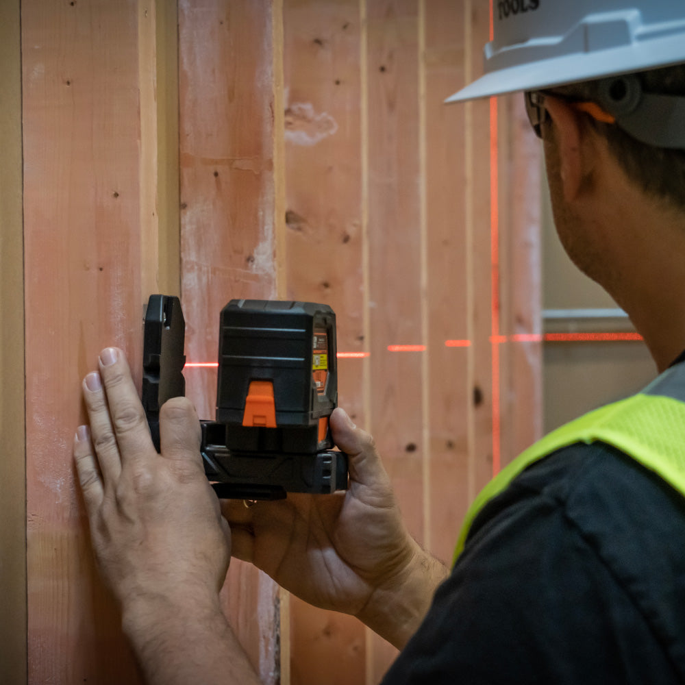 Klein Laser Level, Self-Leveling Red Cross-Line Level and Red Plumb Spot