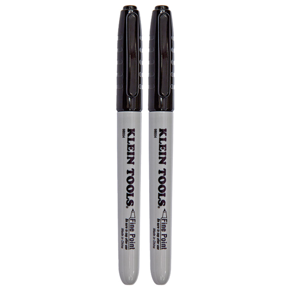 Klein Fine Point Permanent Markers, 2-Pack