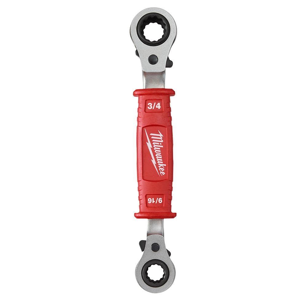 Milwaukee - Linemans 4in1 Insulated Ratcheting Box Wrench