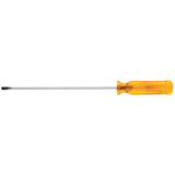 Klein 1/8-Inch Cabinet Tip Screwdriver 10-Inch Shank