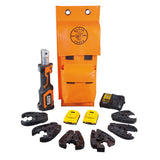 Klein Battery-Operated Cutter/Crimper Kit, 2 Ah