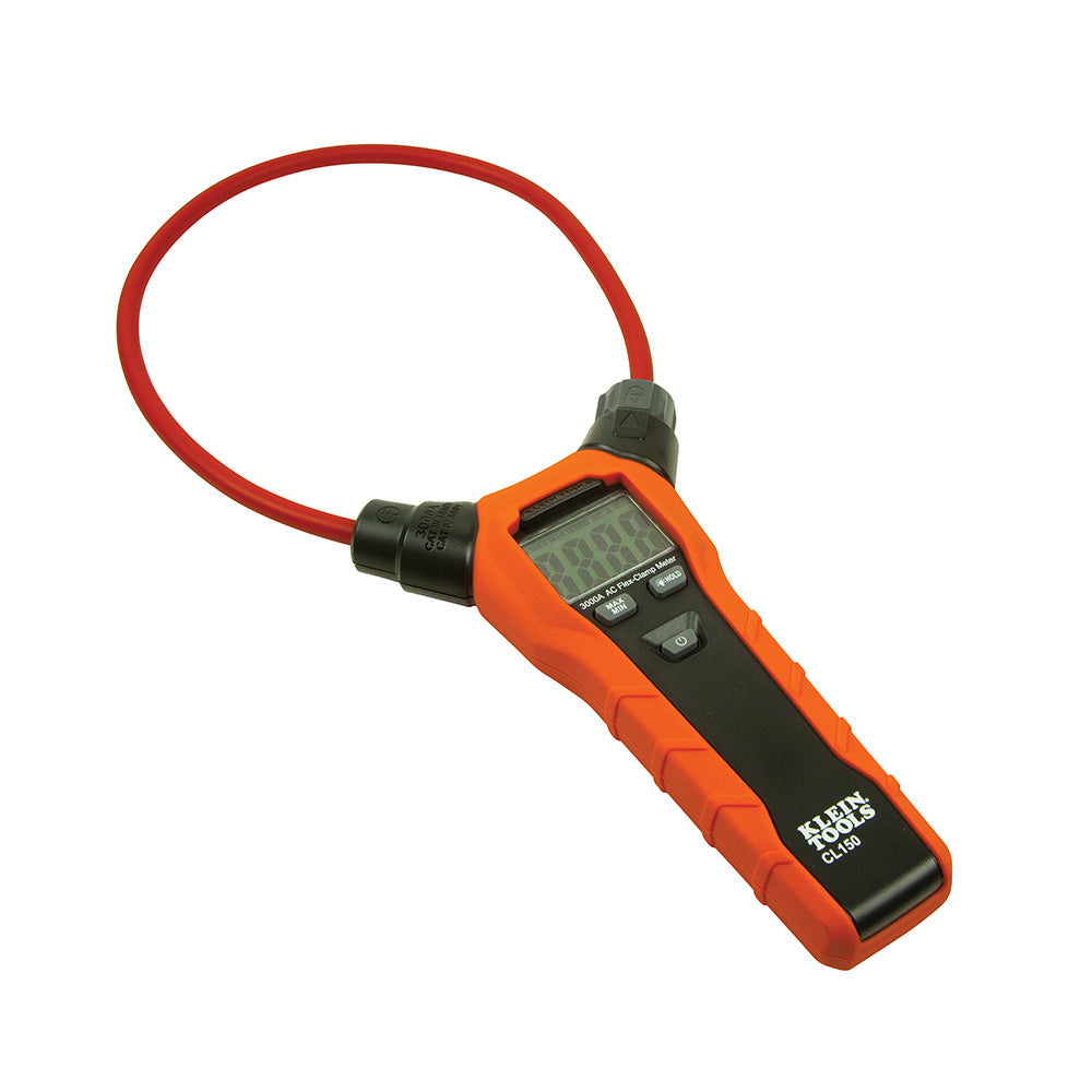 Klein Clamp Meter, Digital AC Electrical Tester with 18-Inch Flexible Clamp