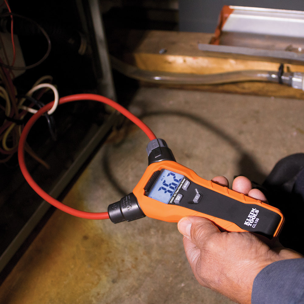 Klein Clamp Meter, Digital AC Electrical Tester with 18-Inch Flexible Clamp