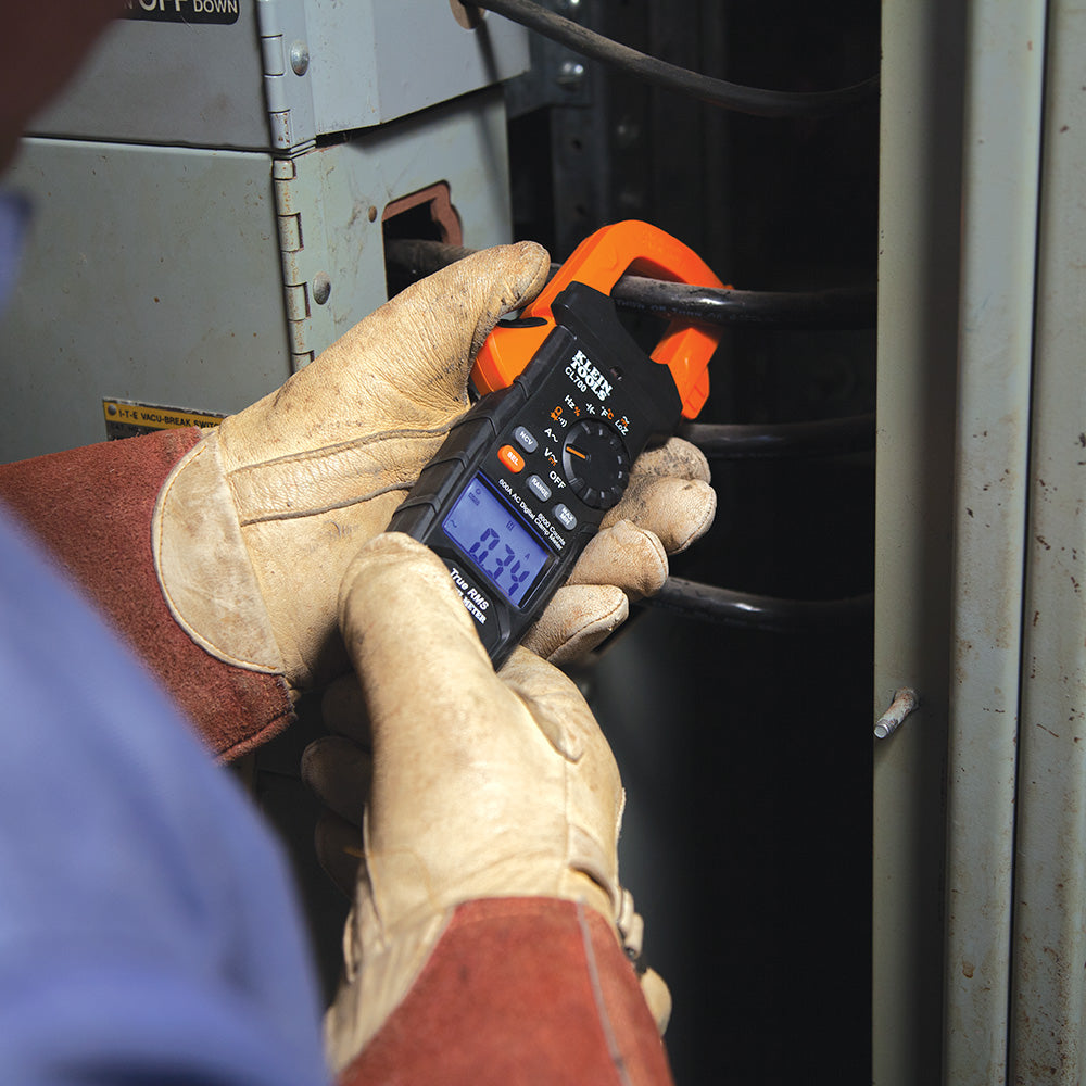 Klein Digital Clamp Meter, AC Auto-Ranging TRMS, Low Impedance (LoZ) Mode