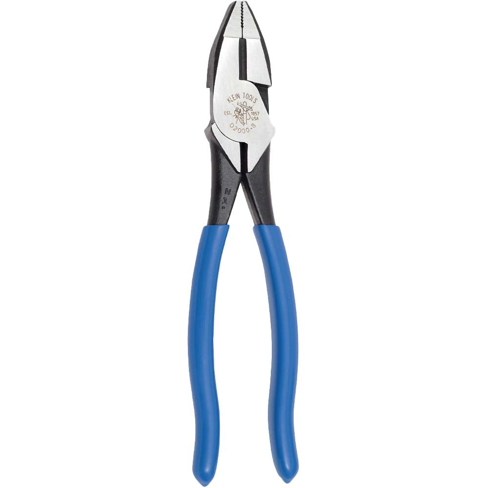 Klein Lineman's Pliers, Heavy-Duty Side Cutting, 8-Inch