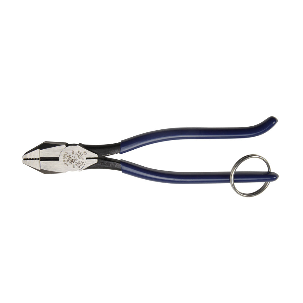 Klein Ironworker's Pliers with Tether Ring