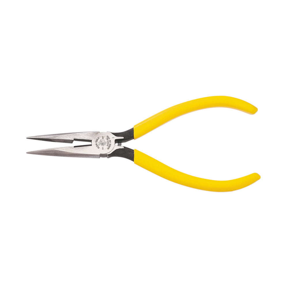 Klein Pliers, Needle Nose Side-Cutters with Spring, 6-Inch