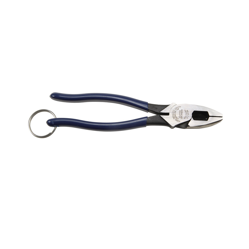 Klein Pliers, High-Leverage Side Cutters, Tether Ring