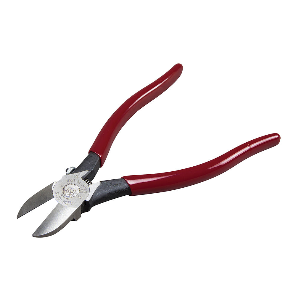 Klein Diagonal Cutting Pliers, Spring-Loaded, Plastic Cutting, 7-Inch