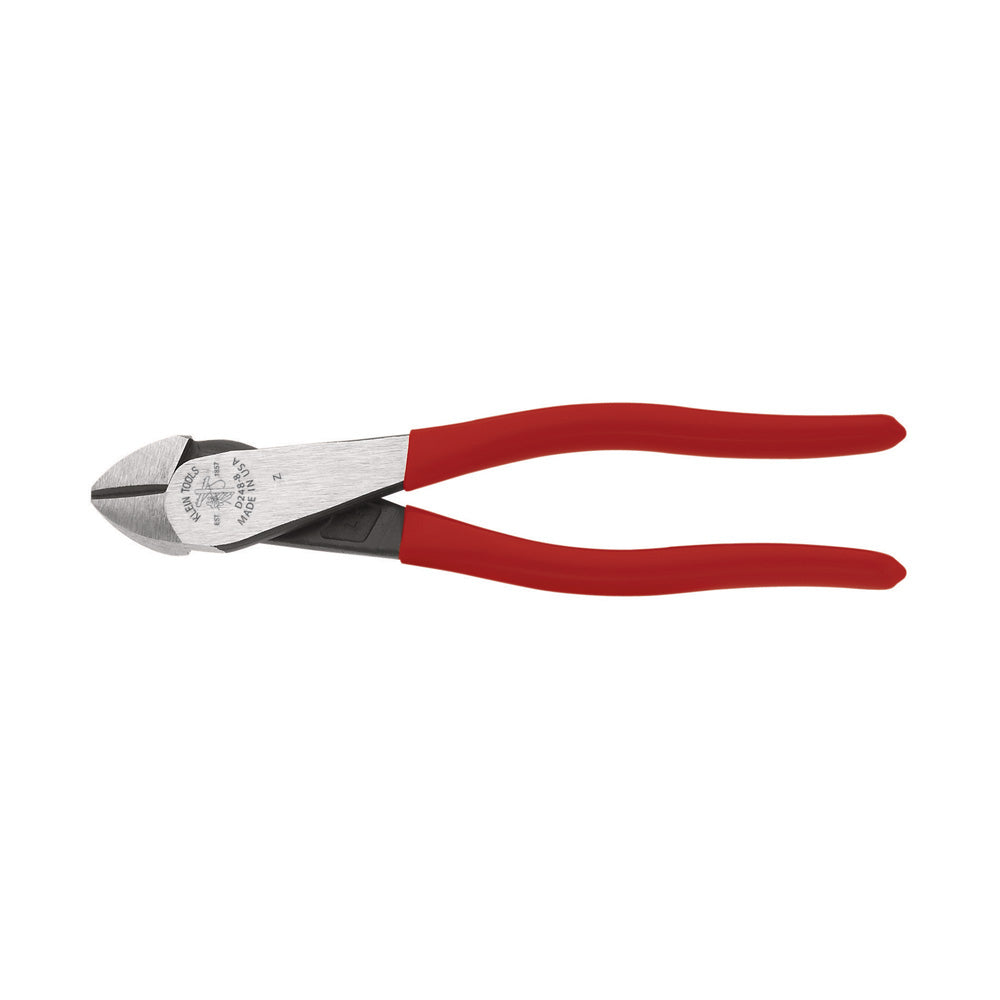 Klein Diagonal Cutting Pliers, Angled Head, Short Jaw, 8-Inch