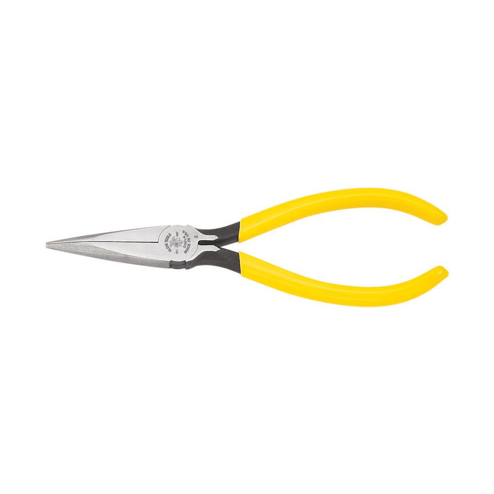 Klein Pliers, Standard Needle Nose Pliers, Spring-Loaded, 6-Inch