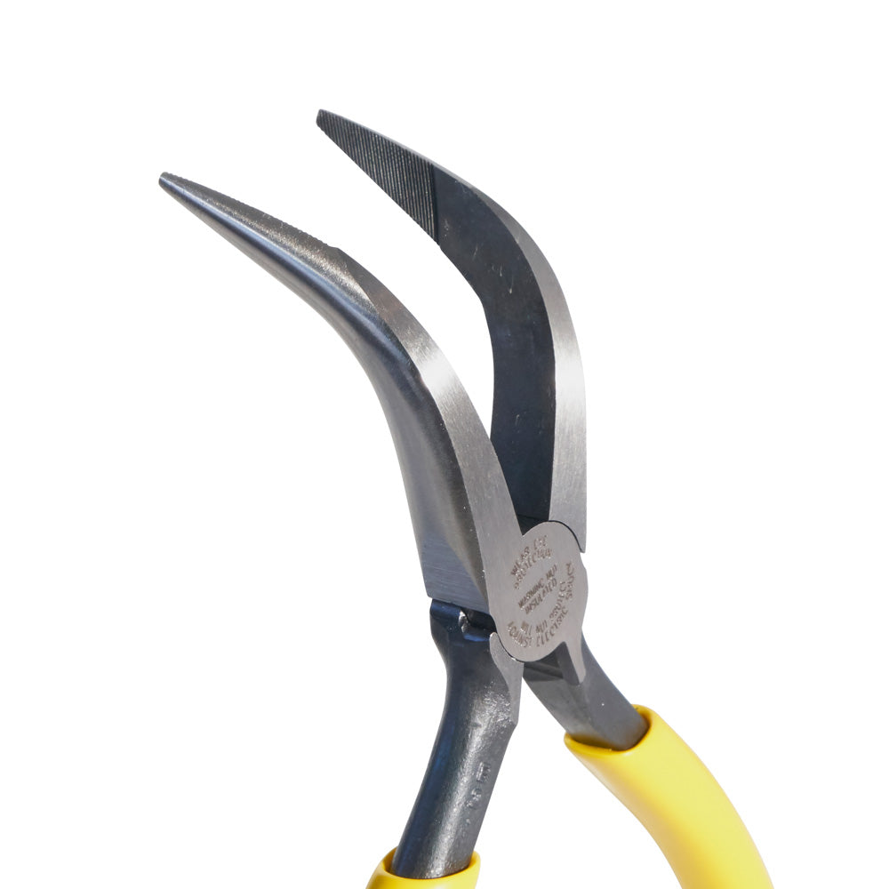 Klein Pliers, Curved Needle Nose Pliers, 6-1/2-Inch