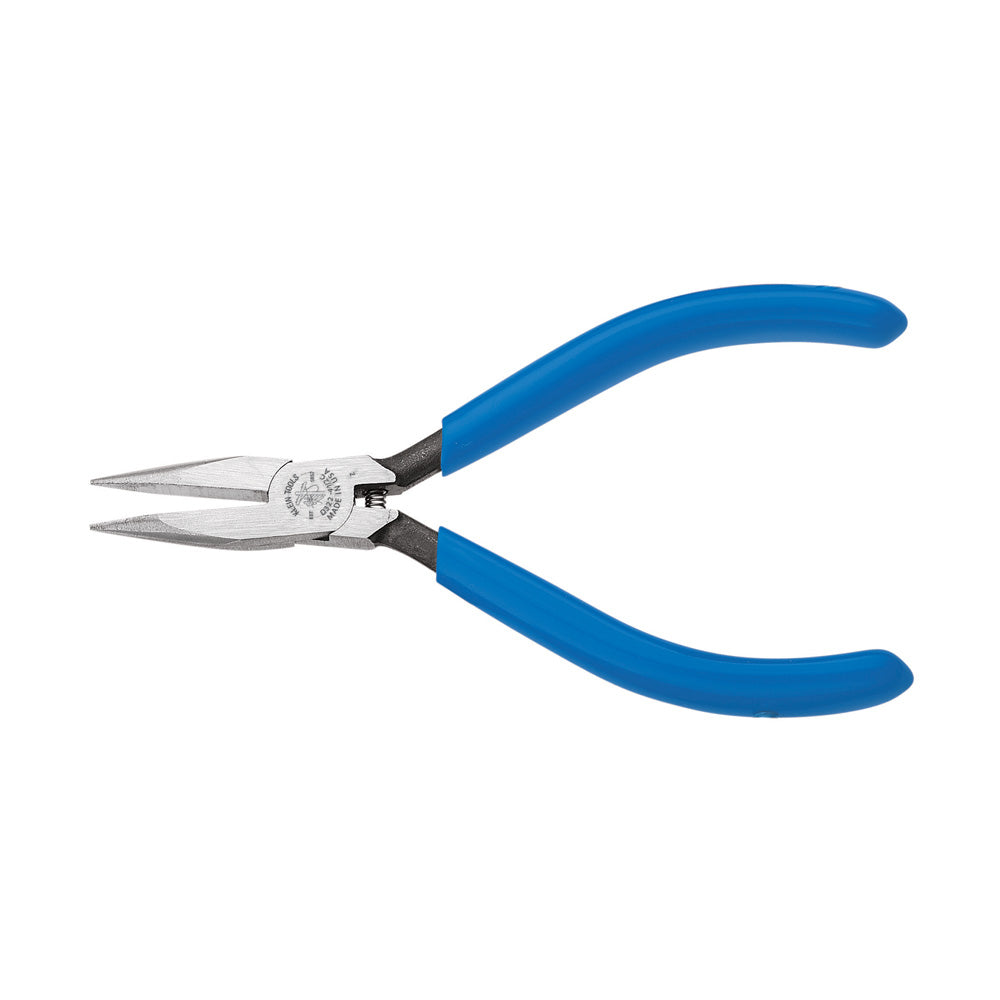 Klein Electronics Pliers, Slim Needle Nose, Spring-Loaded, 4-Inch