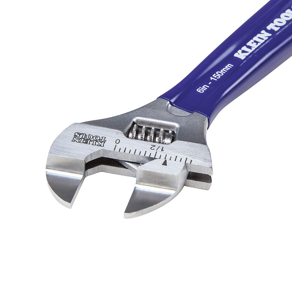 Klein Slim-Jaw Adjustable Wrench, 6-Inch