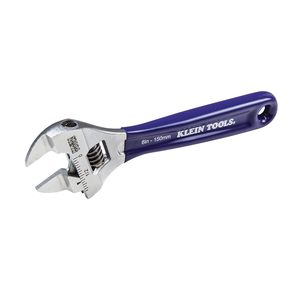 Klein Slim-Jaw Adjustable Wrench, 6-Inch