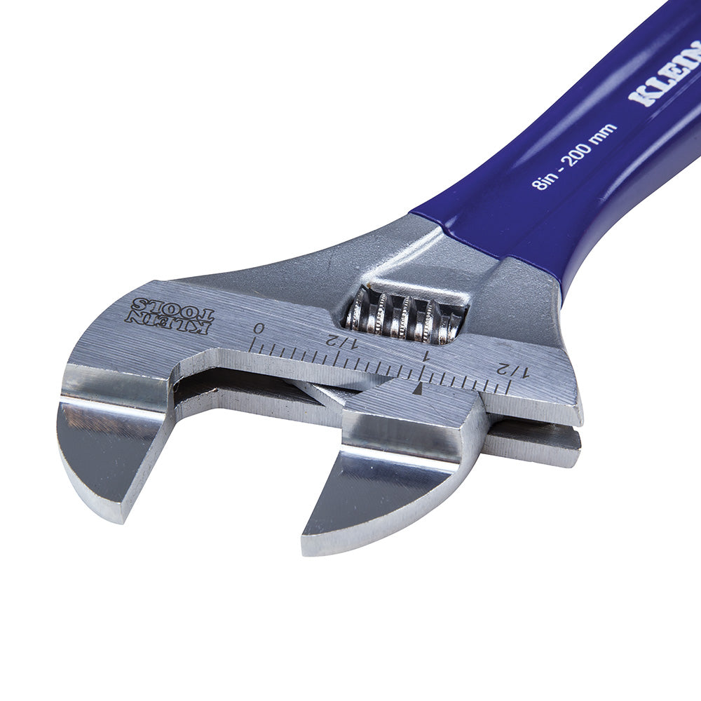 Klein Slim-Jaw Adjustable Wrench, 8-Inch