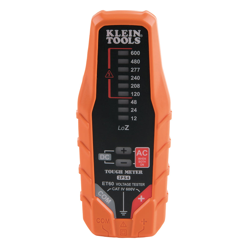 Klein Electronic AC/DC Voltage Tester, 12 to 600V