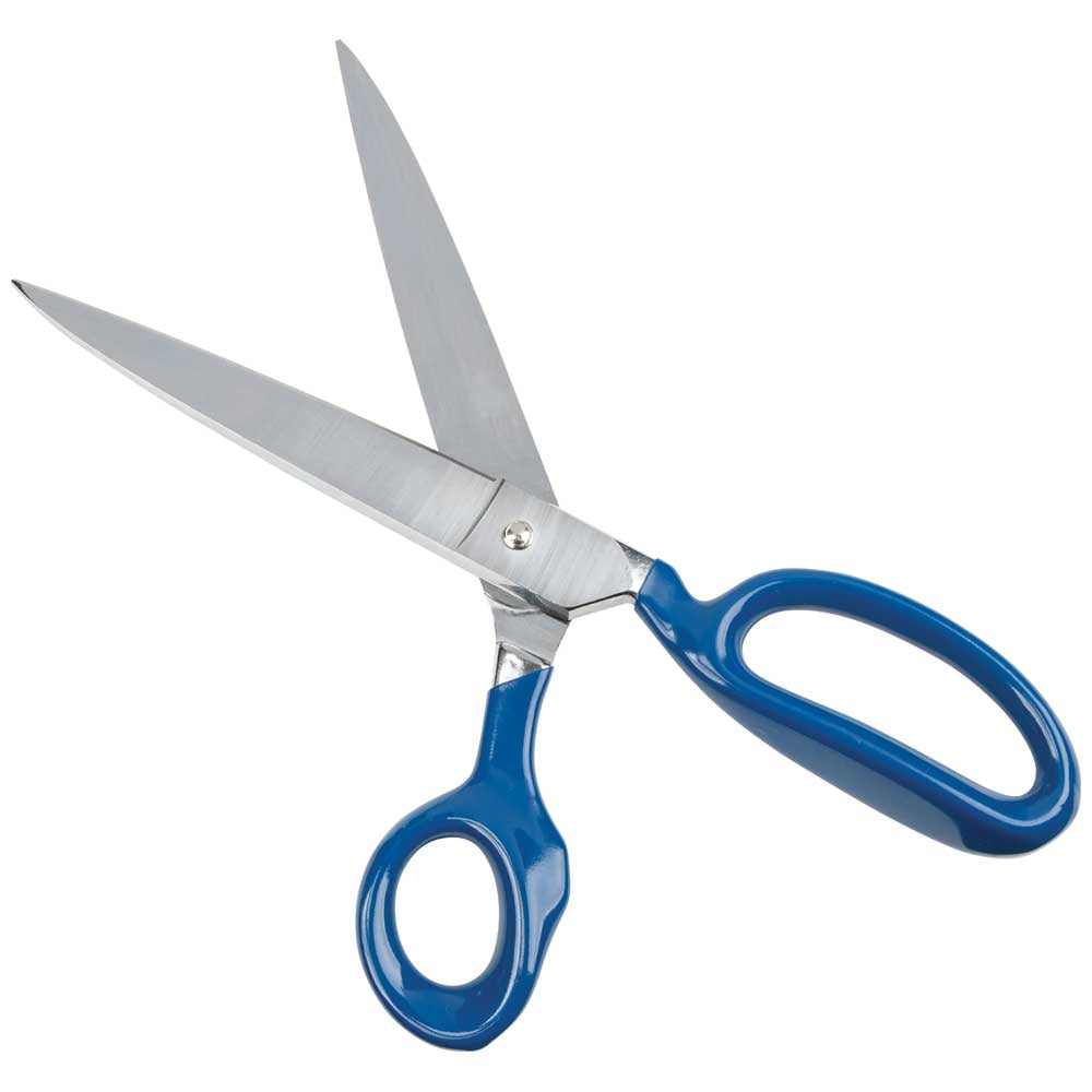 Klein Bent Trimmer w/Large Ring, Coated Handles, 12-Inch