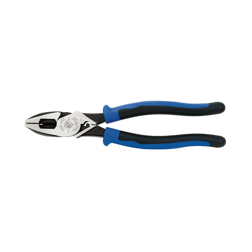 Klein Lineman's Pliers, Fish Tape Pull/Crimping, 9-Inch