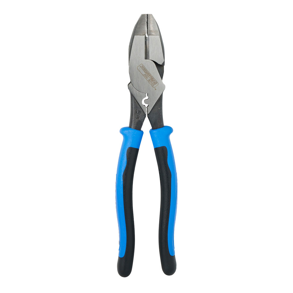 Klein Lineman's Pliers, Fish Tape Pull/Crimping, 9-Inch