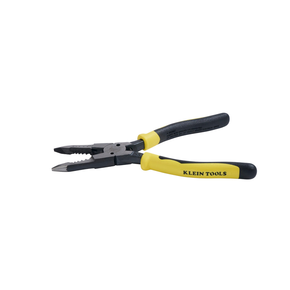 Klein Pliers, All-Purpose Needle Nose, Spring Loaded, Cuts, Strips, 8.5-Inch