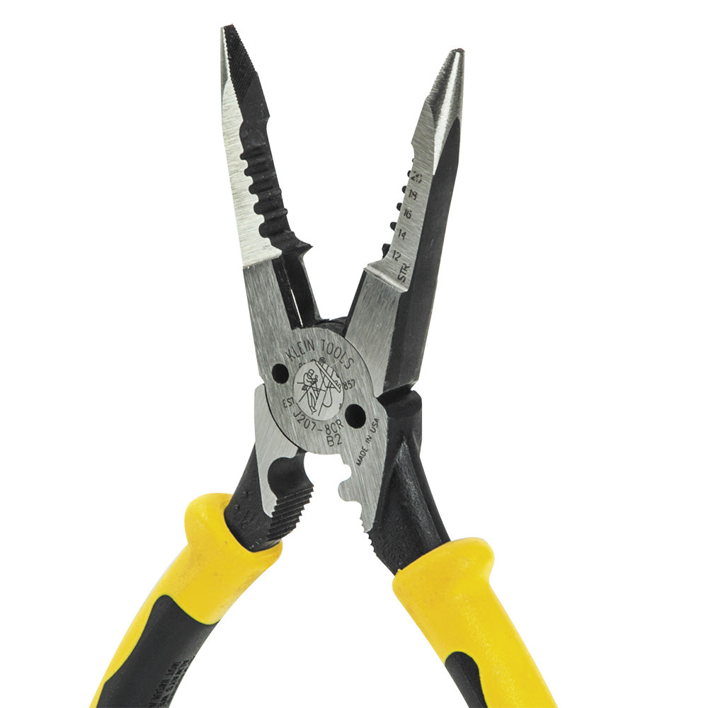 Klein Pliers, All-Purpose Needle Nose Pliers with Crimper, 8.5-Inch