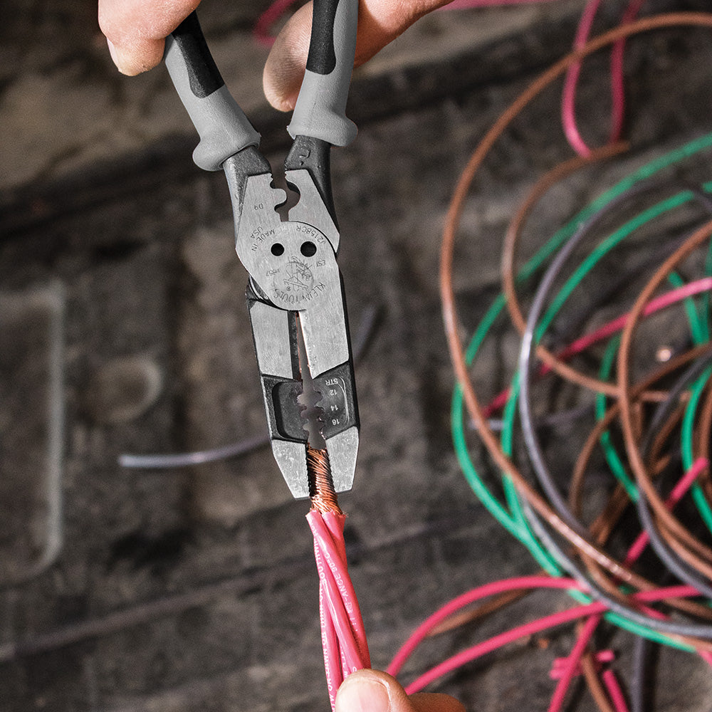 Klein Hybrid Pliers with Crimper and Wire Stripper