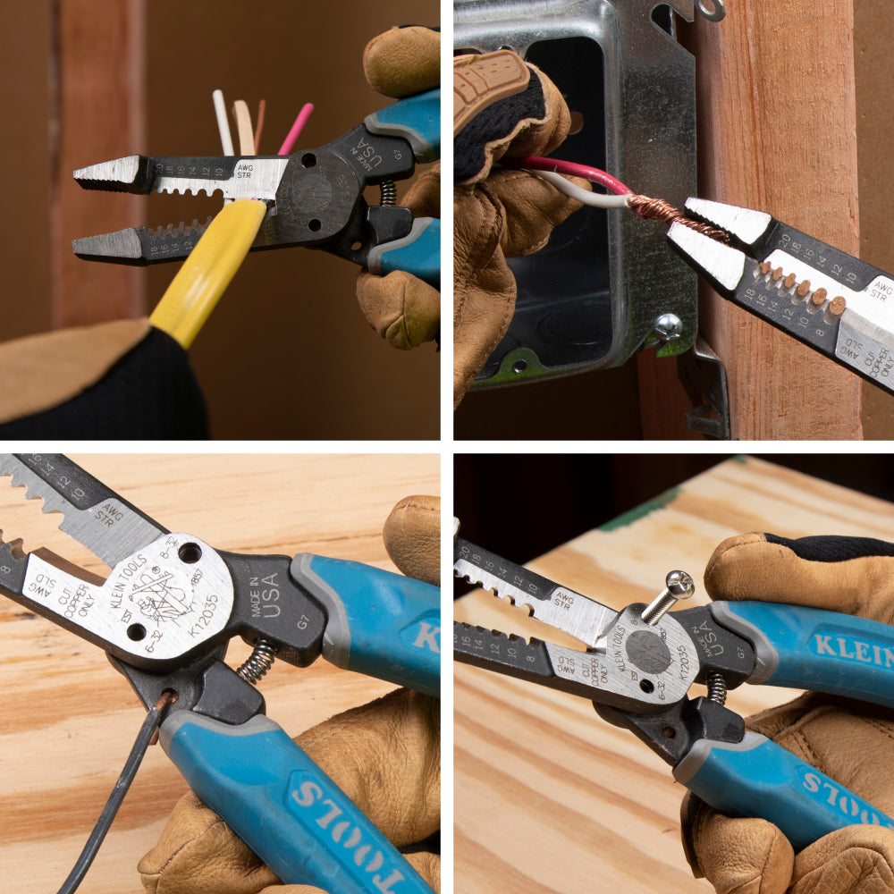 Klein-Kurve® Heavy-Duty Wire Stripper 8-20 AWG