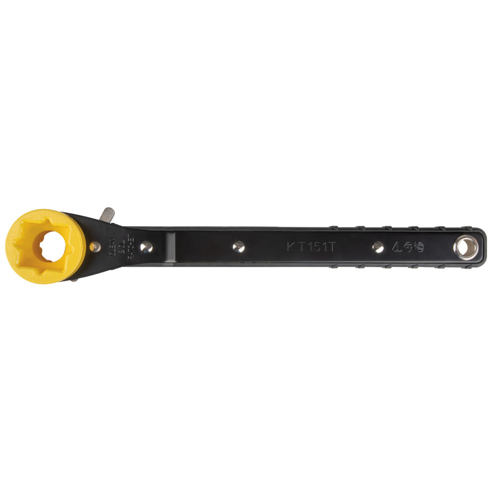 Klein 4-in-1 Lineman's Ratcheting Wrench