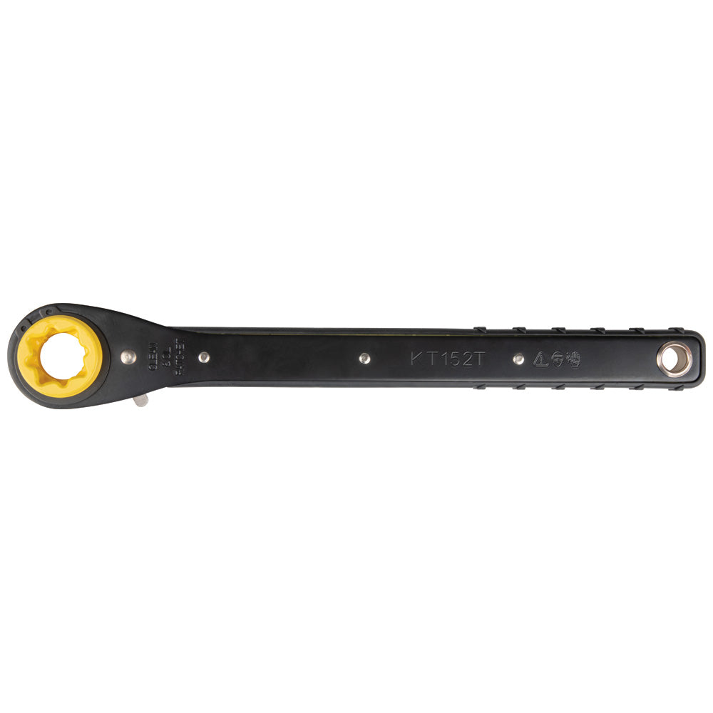 Klein 4-in-1 Lineman's Slim Ratcheting Wrench