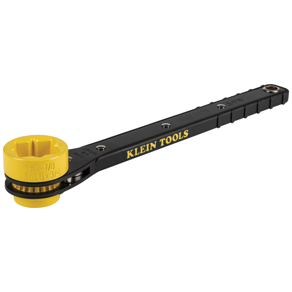 Klein 4-in-1 Lineman's Slim Ratcheting Wrench