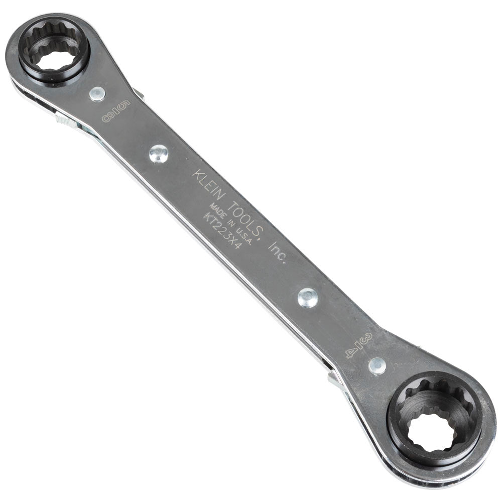 Klein Lineman's Ratcheting 4-in-1 Box Wrench