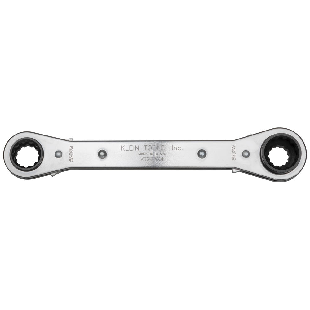 Klein Lineman's Ratcheting 4-in-1 Box Wrench