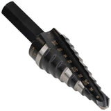 Klein 9-Step Drill Bit, Double-Fluted, 1/4-Inch to 3/4-Inch