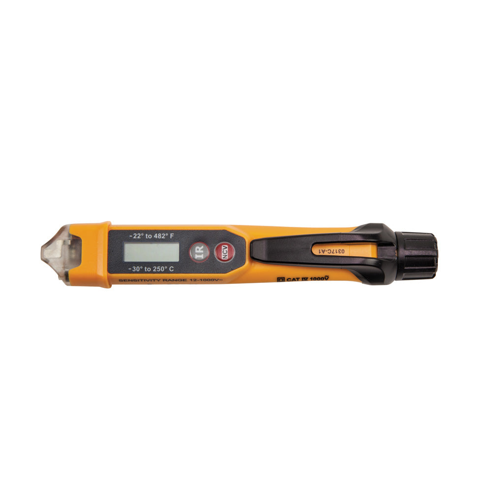 Klein Non-Contact Voltage Tester Pen, 12-1000 AC V with Infrared Thermometer