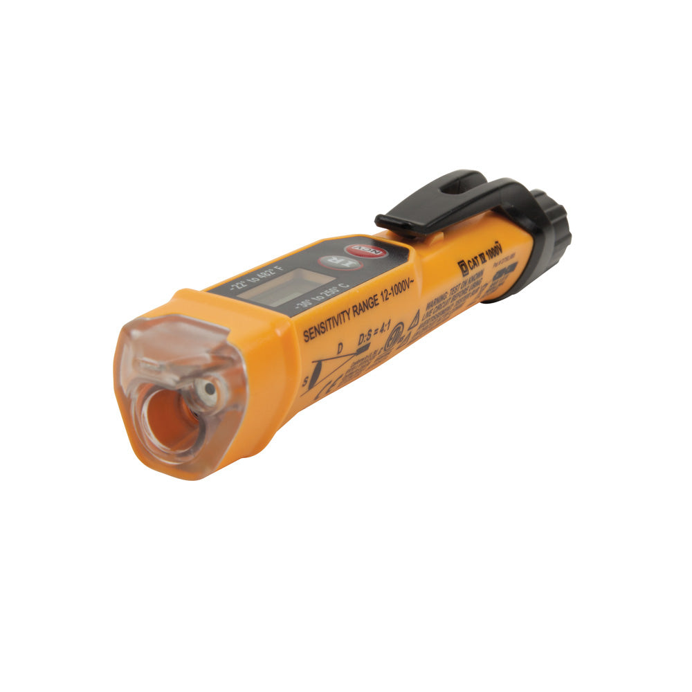 Klein Non-Contact Voltage Tester Pen, 12-1000 AC V with Infrared Thermometer