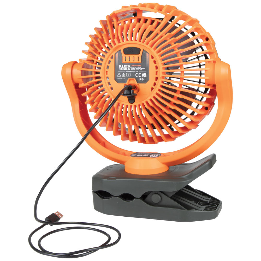 Klein Rechargeable Clamping Fan