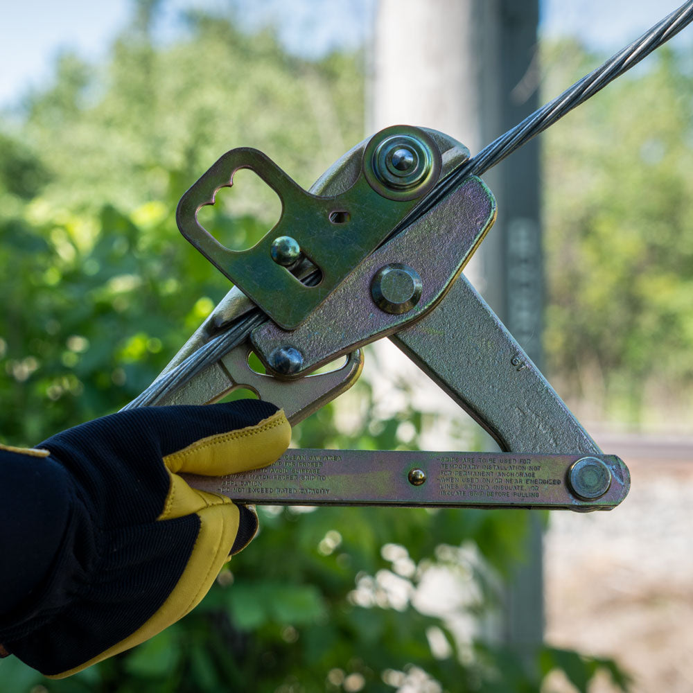 Klein Curved Jaw Grip for EHS Cable with Latch