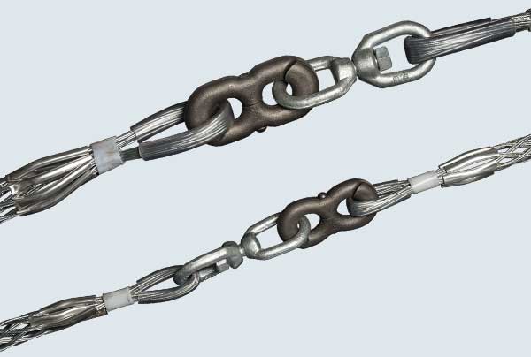 Slingco Swing Link Connector Splicing Galvanized Grip