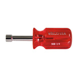 Klein 1/4-Inch Stubby Nut Driver 1-1/2-Inch Hollow Shaft