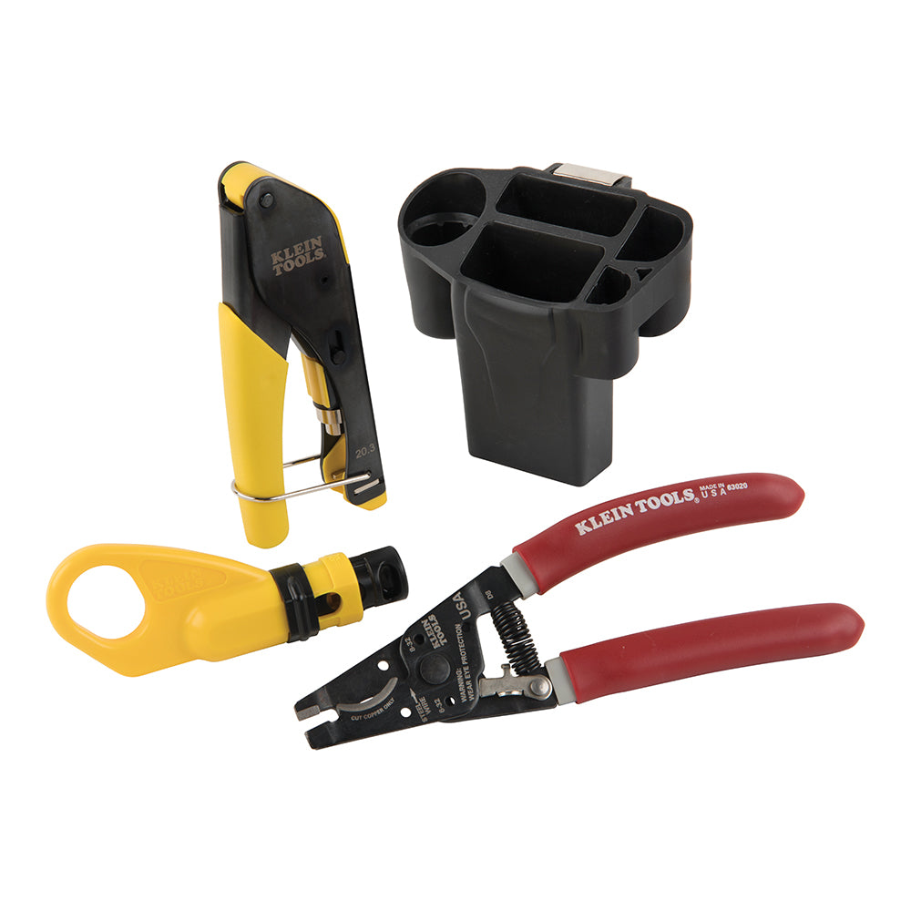 Klein Coax Cable Installation Kit with Hip Pouch