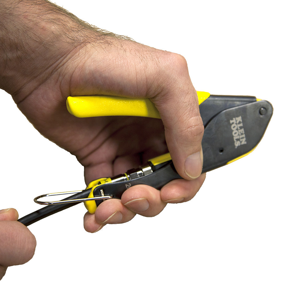 Klein Compact Compression Crimper, F-Connector