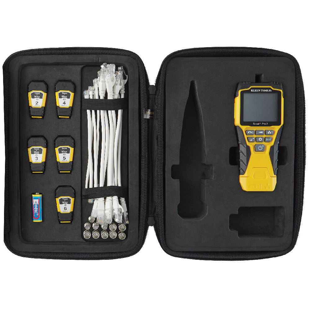 Klein Scout ® Pro 3 Tester with Test , Map™ Remote Kit