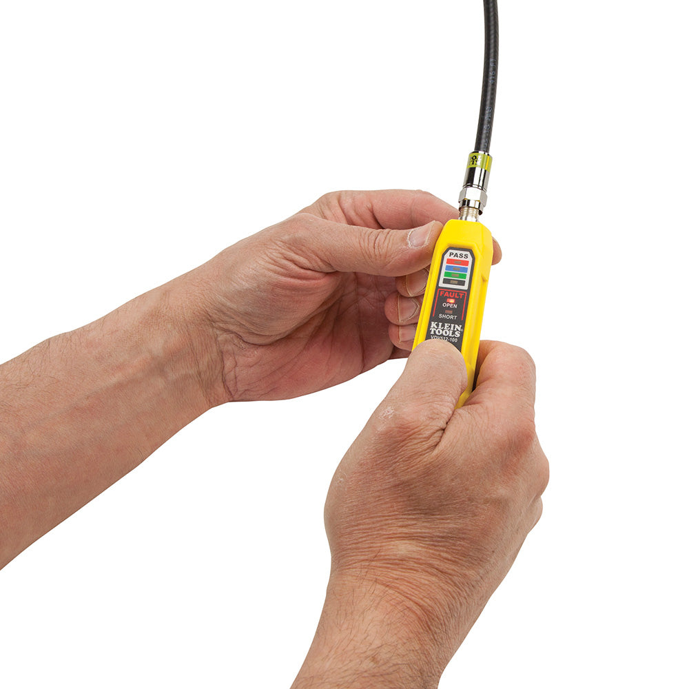 Klein Cable Tester, Coax Explorer® 2 Tester with Batteries and Red Remote