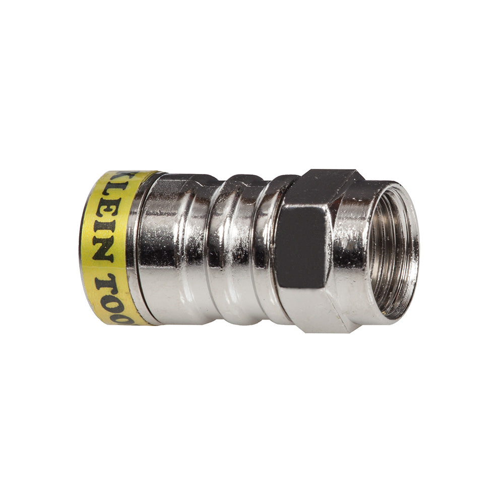 Klein Push-On F Connectors RG6/6Q 10-Pack